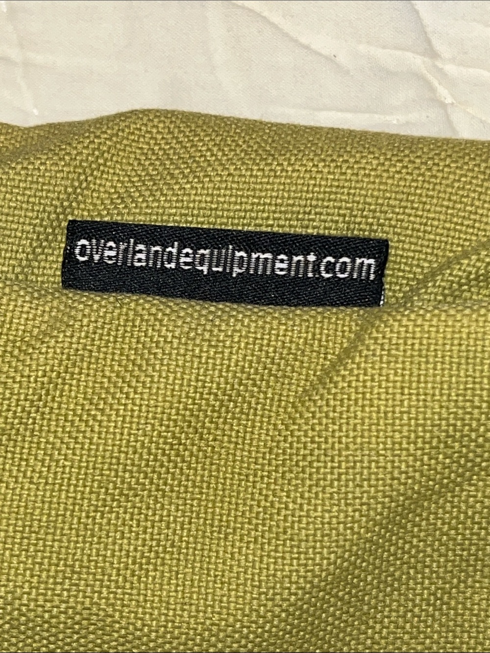 Overland Equipment Olive Green Crossbody Bag with Adjustable Strap - Picture 9 of 13
